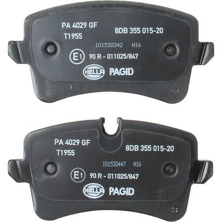 Pagid Brakes Disc Brake Pad, 355015201 355015201